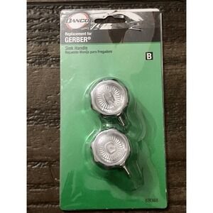 DANCO Replacement Handles for Gerber Sink Faucets Silver Chrome Hot Cold